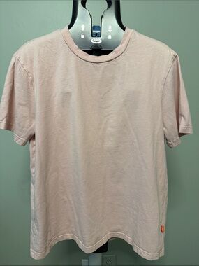 Men's Short Sleeve Crew T-Shirt in Pale Pink
